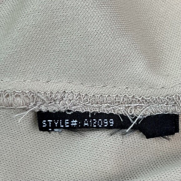 Betsy & Adam Y2K Gold Babydoll Mini Dress 10 Ruffled Fairycore New Years Party - Picture 13 of 13